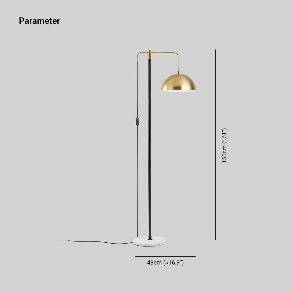 Carins Vintage LED Vloerlamp Zwart Metaal Woonkamer Slaapkamer