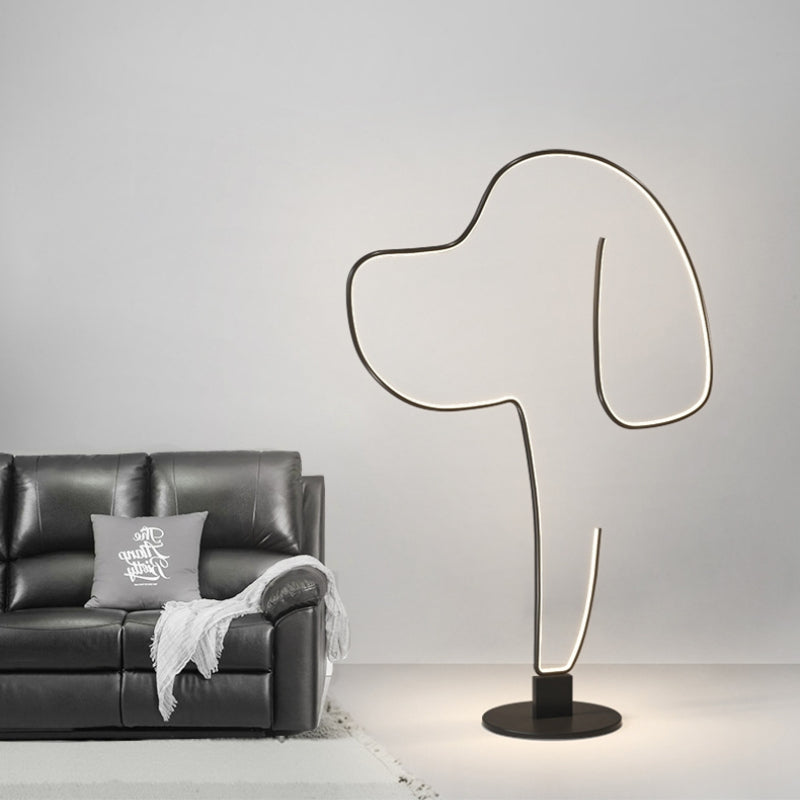Edge Design Industriele Kat/Hond Lineaire LED Vloerlamp Woon/Slaapkamer Metaal&Acryl