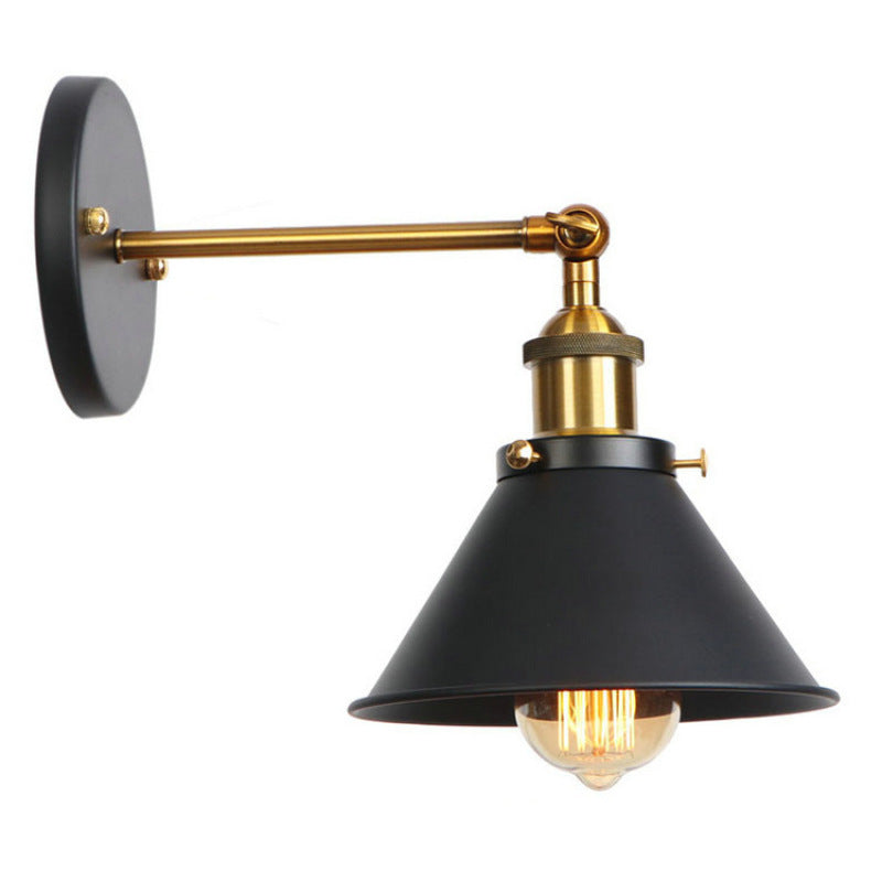 Brady Industrie LED Wandlampen Zilver Zwart Goud Metaal Eetkamer