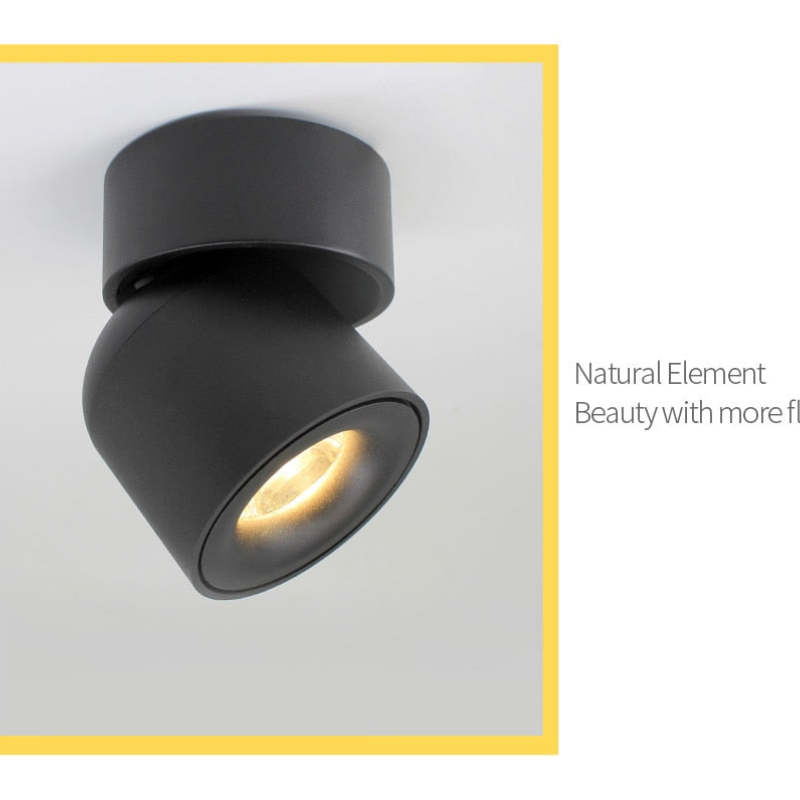 Novak Kleine LED Plafondlamp Zwart Wit Metaal Acryl Slaapkamer