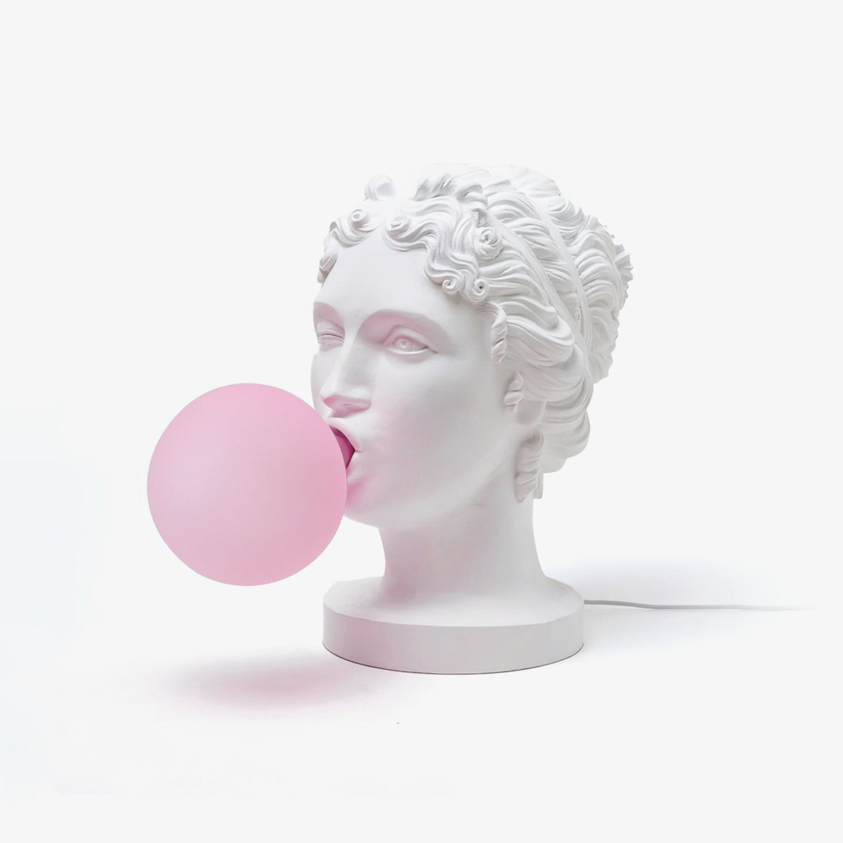Aurrinel sculpturale tafellamp van hars