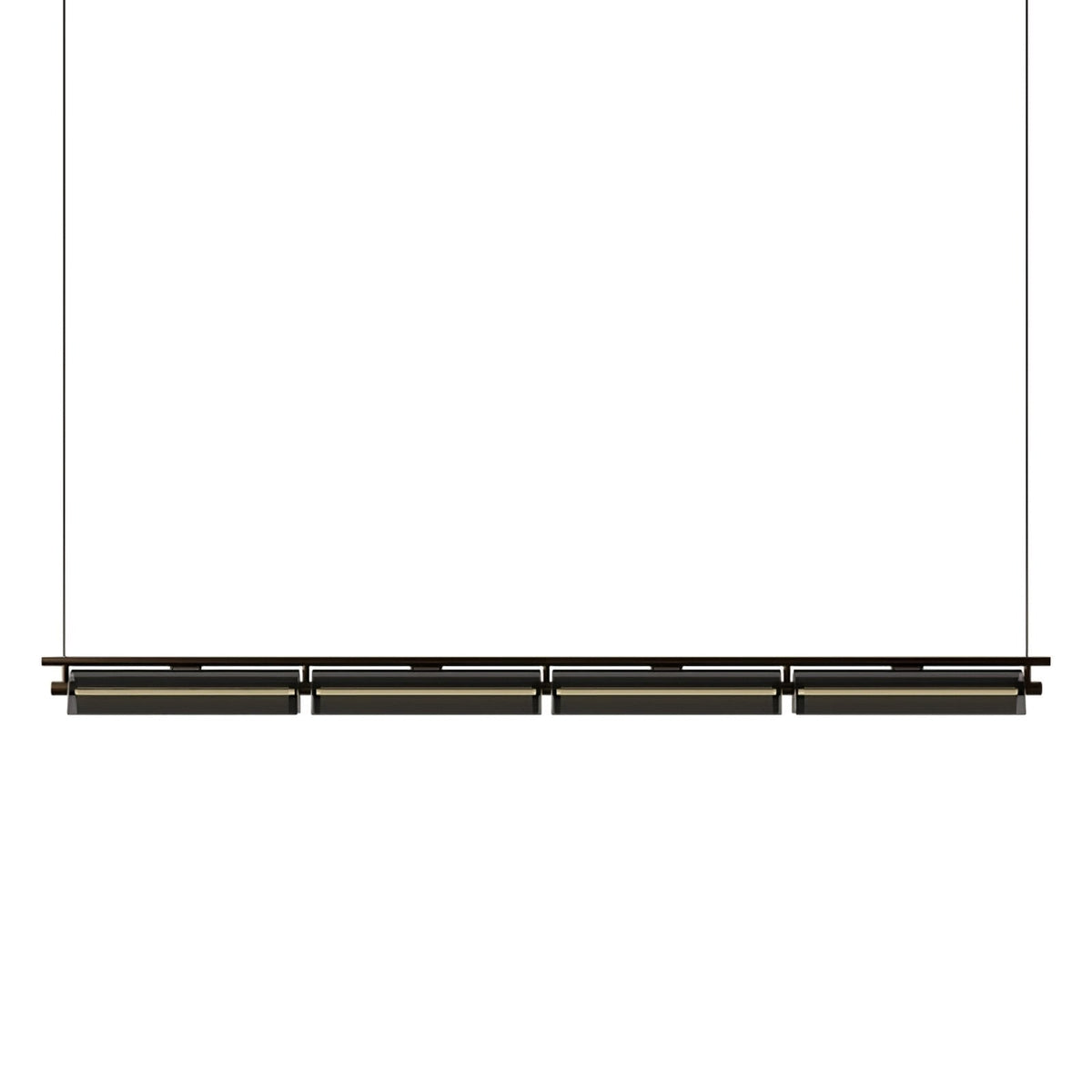 Veliian kroonluchter met rookglas modern