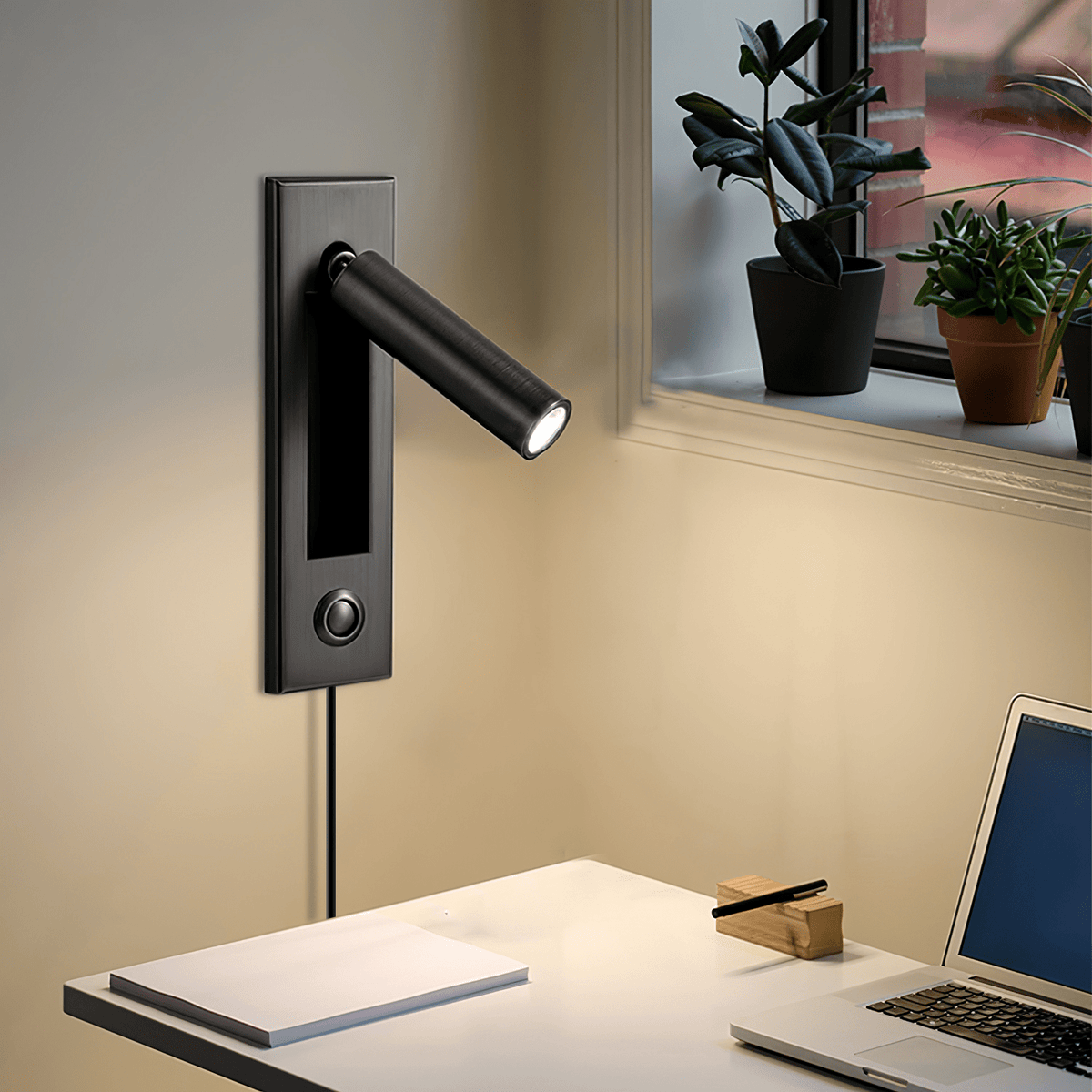 Velerelia ingebouwde wandlamp met stekker