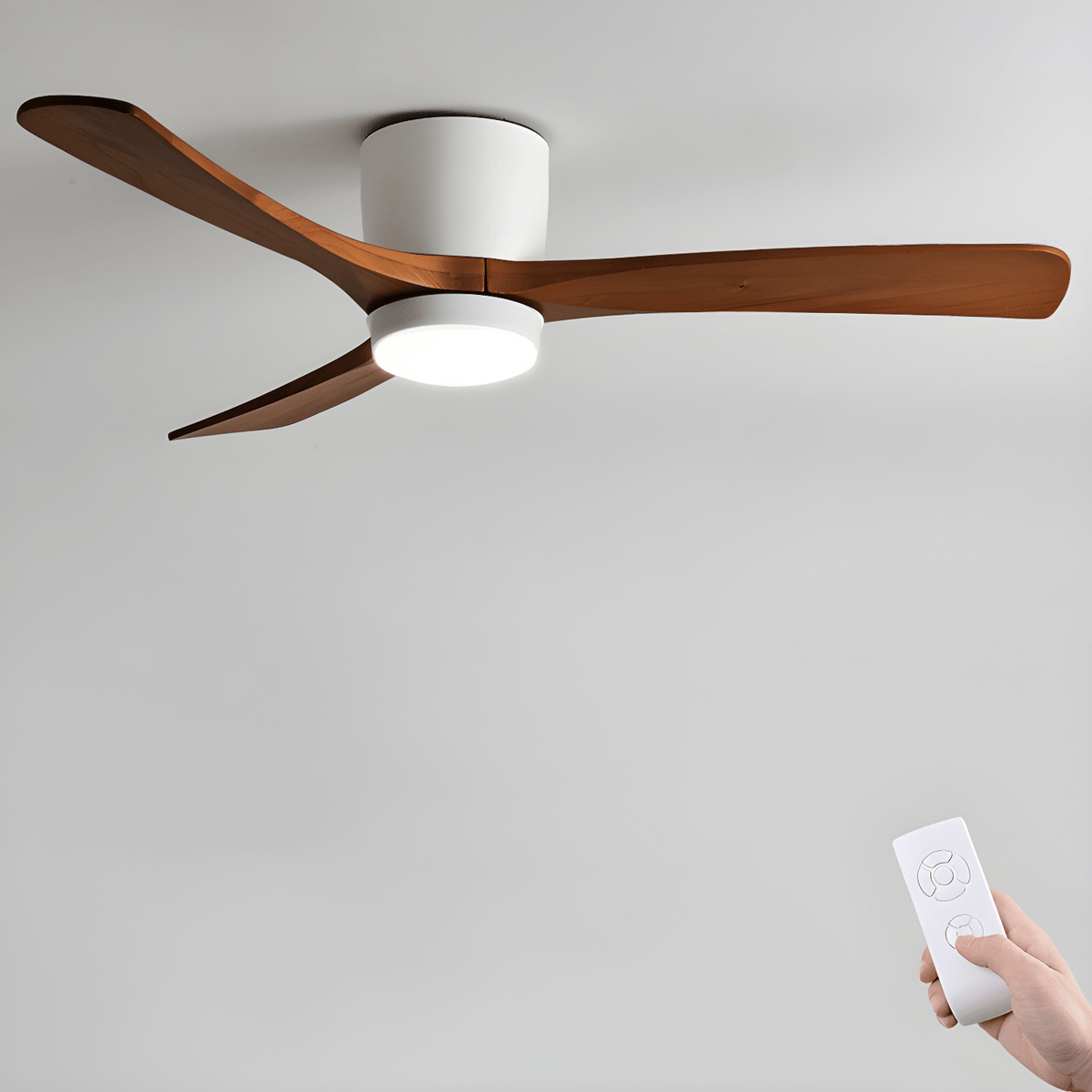 Elaerine plafondventilator met verlichting