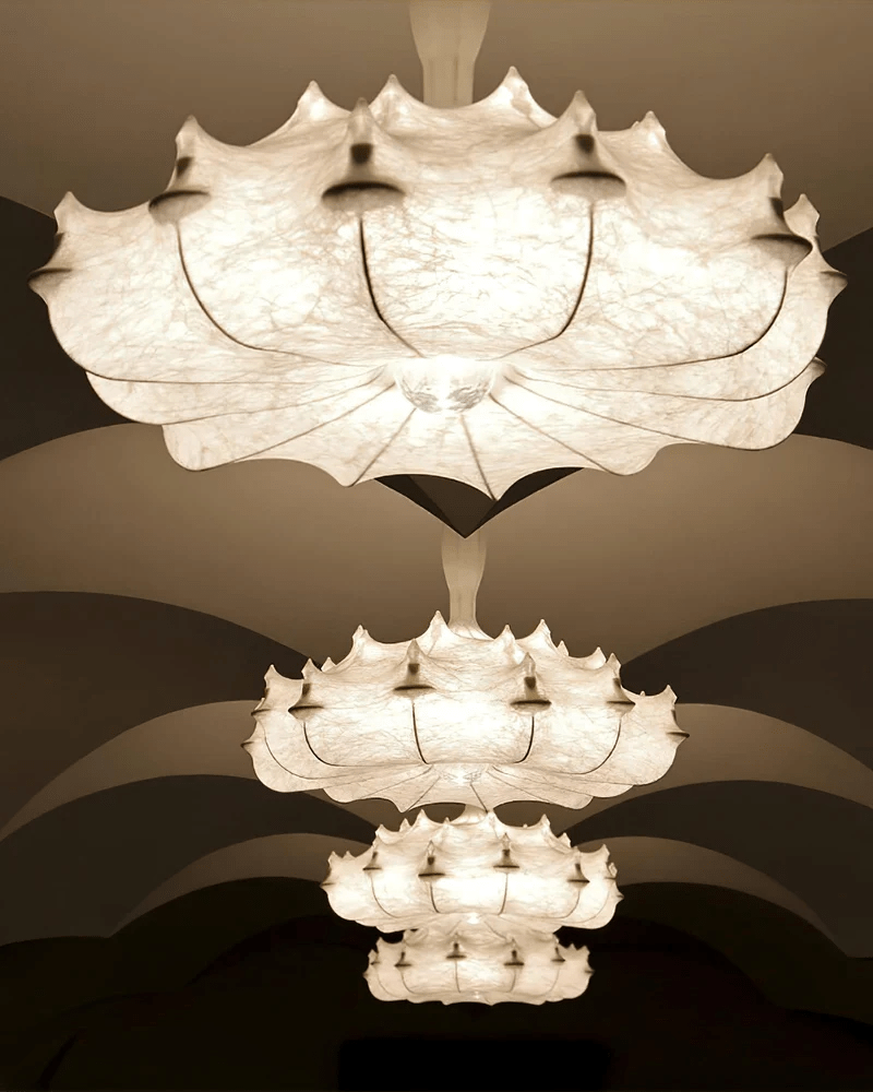 Soti moderne hanglamp van zijde