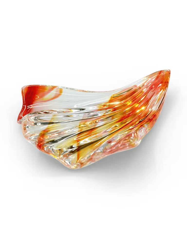 Elmiros bloemblaadje glas kroonluchter