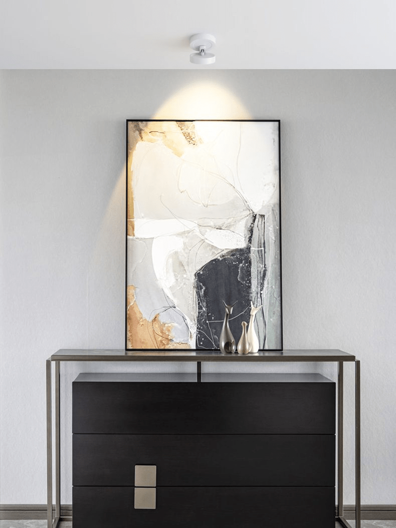 Kex LED-plafondlamp rond draaibaar verstelbaar
