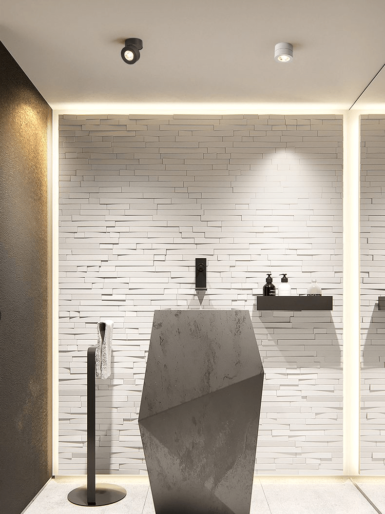 Kex LED-plafondlamp rond draaibaar verstelbaar