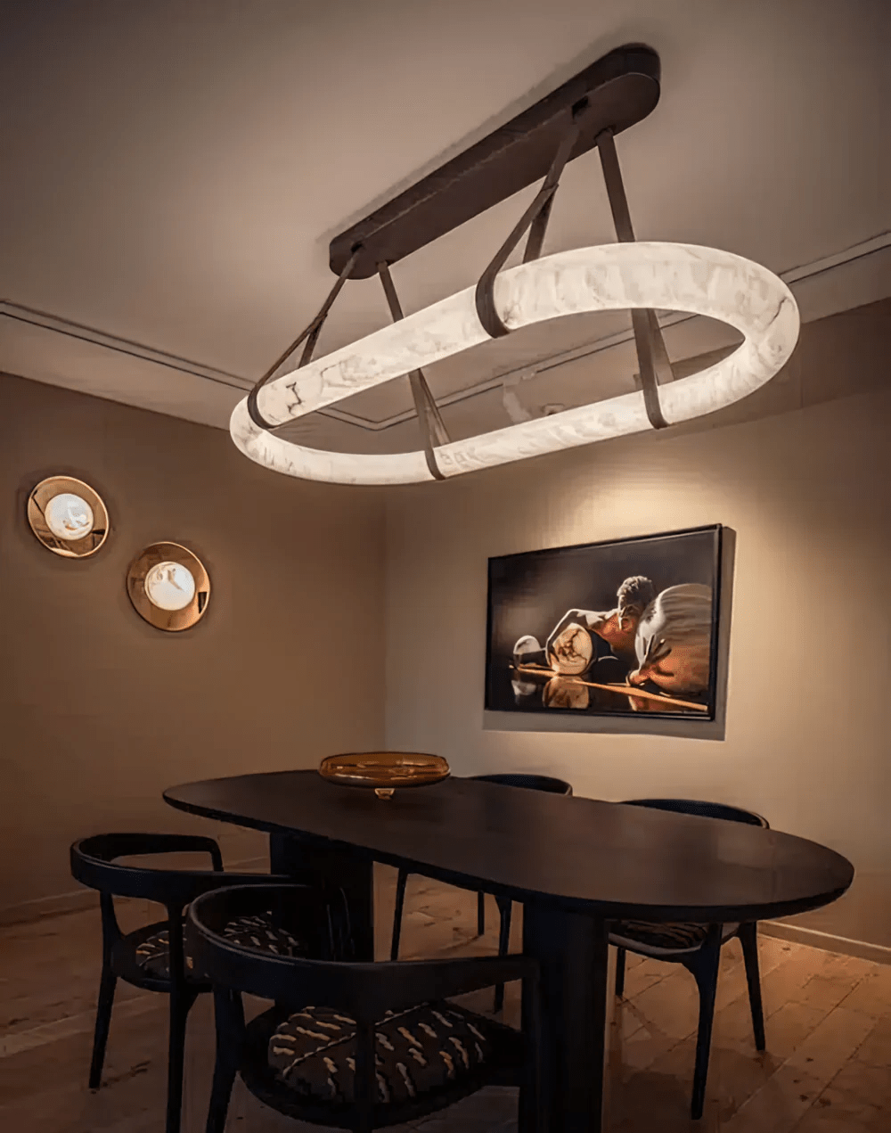 Nerina hanglamp van albast