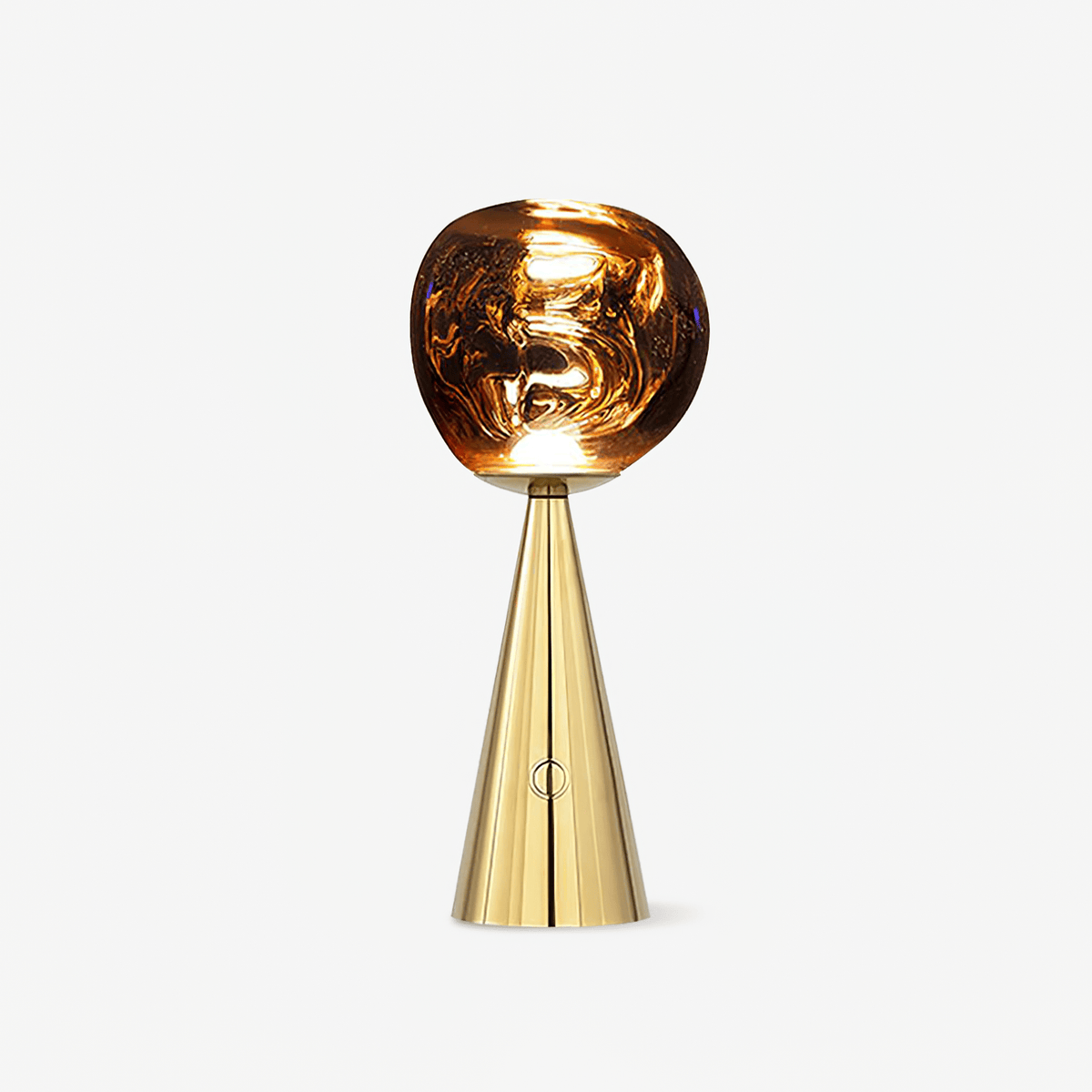 Dimza moderne tafellamp in goud