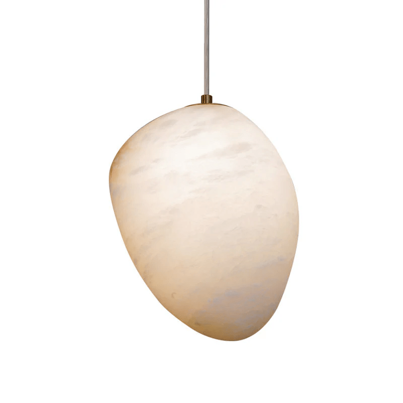 Nivisaya kiezelvormige albasten hanglamp
