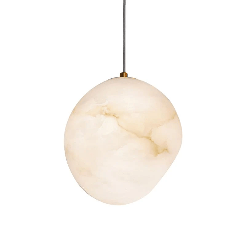 Nivisaya kiezelvormige albasten hanglamp