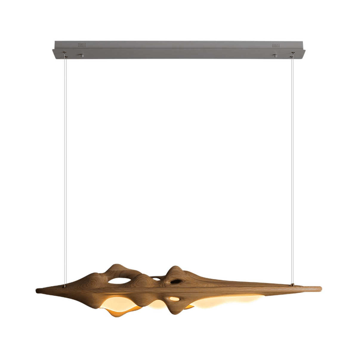 Ulsorira Topografische Houten hanglamp