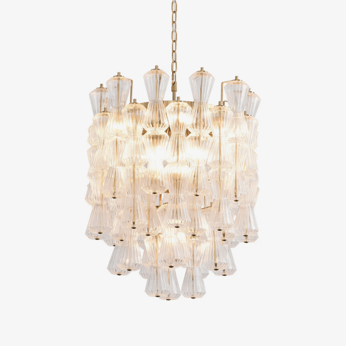 Celarena Kroonluchter Murano-glas Bloemcascade