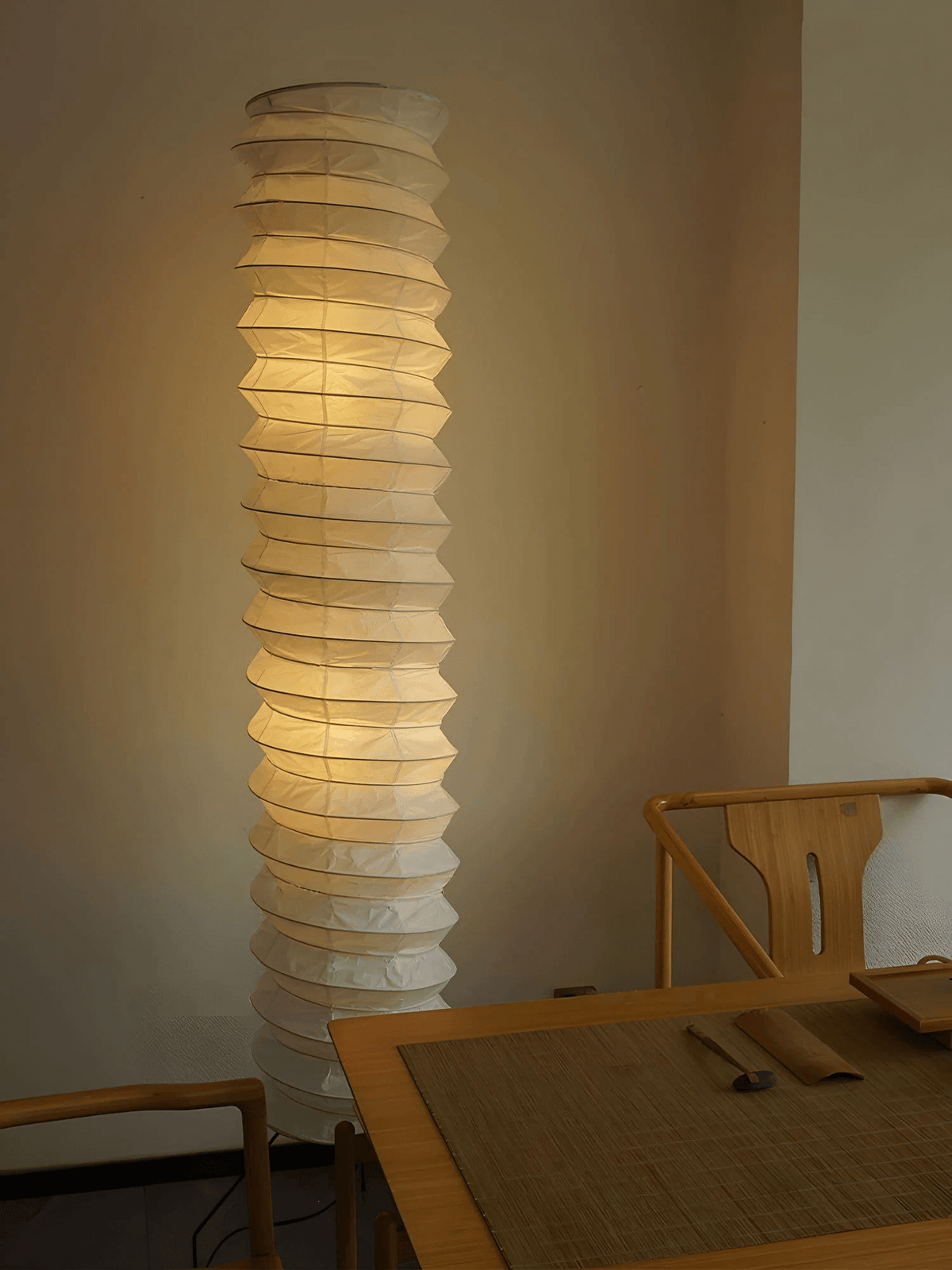 Soraine Minimalistische vloerlamp met rijstpapier