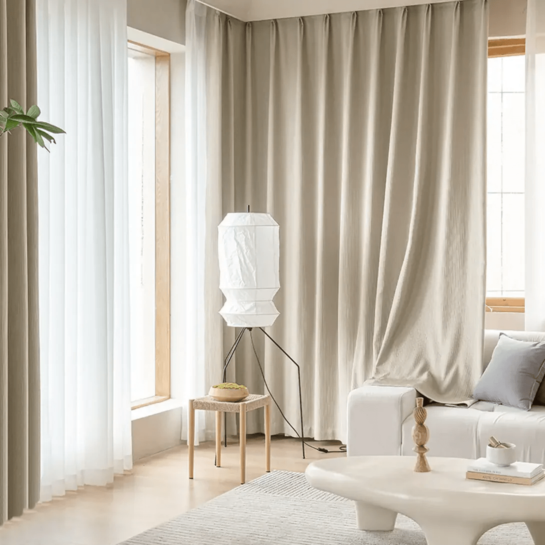 Nivorena Moderne vloerlamp met rijstpapier