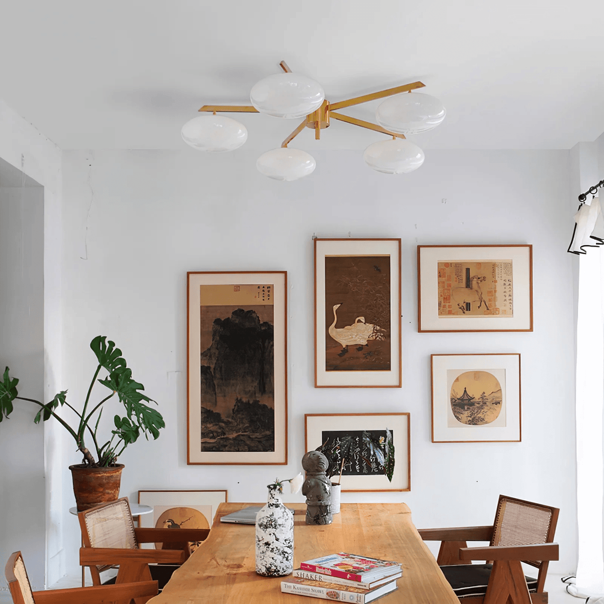 Velaraya moderne plafondlamp van glas