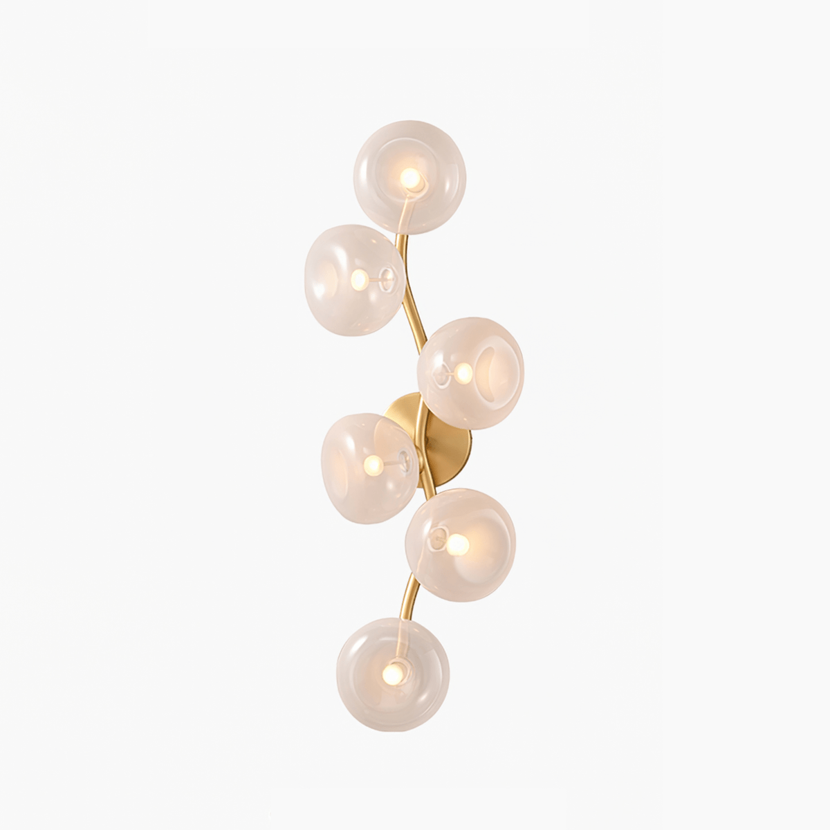 Velarina wandlamp Vine Noordse Kunst glas Metaal