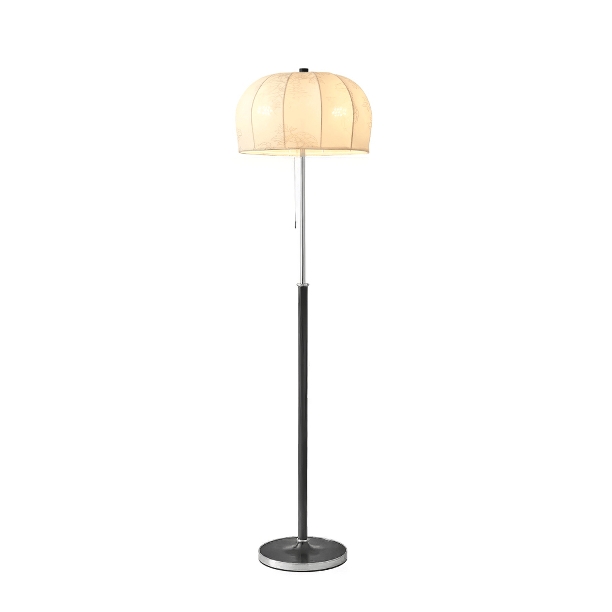 Cularo vloerlamp van stof en hout