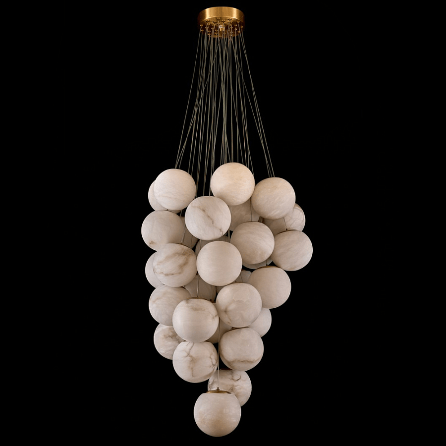 Gaia albasten kroonluchter hanglamp