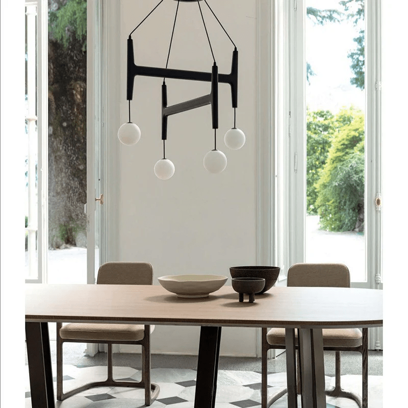 Xylocube Geometrisch Hout Bolvormig Hanglamp
