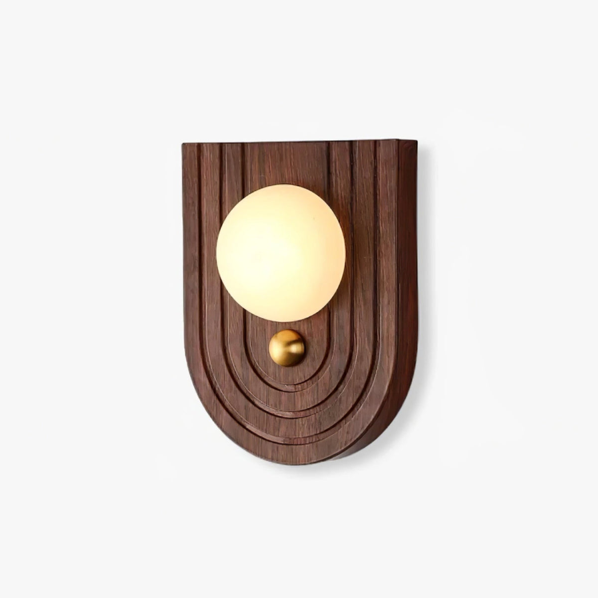 Orlin albasten wandlamp hout