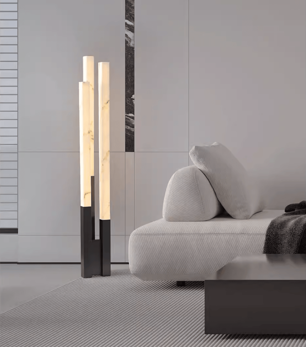 Callisto vloerlamp in albast