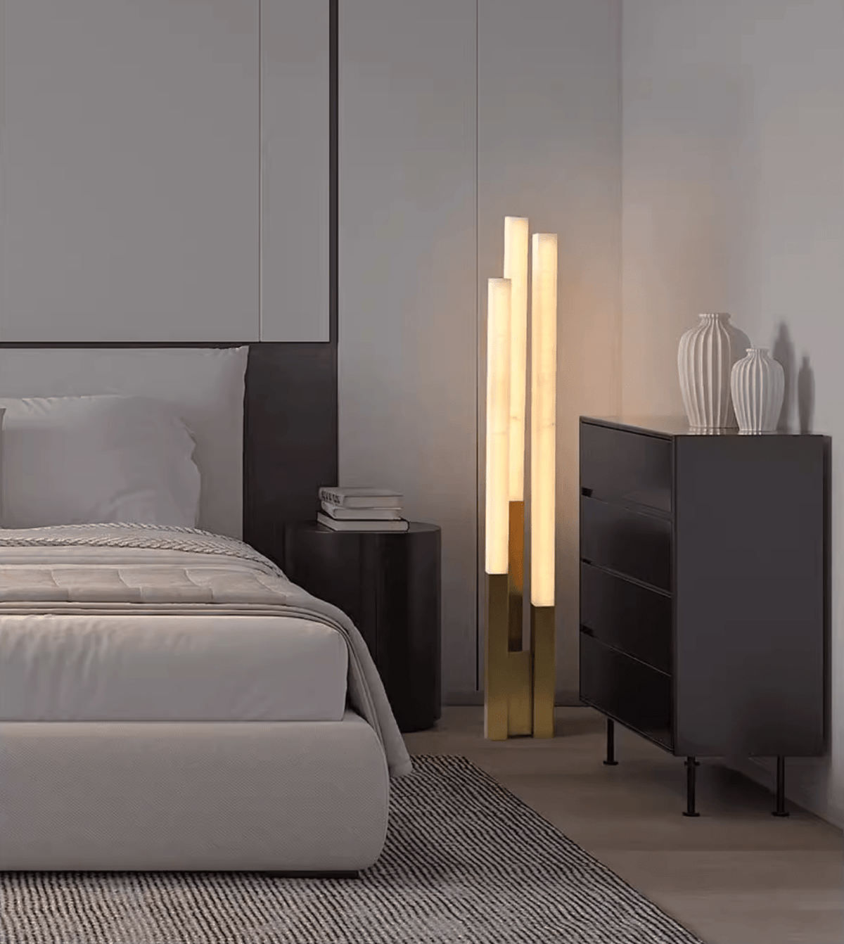 Callisto vloerlamp in albast