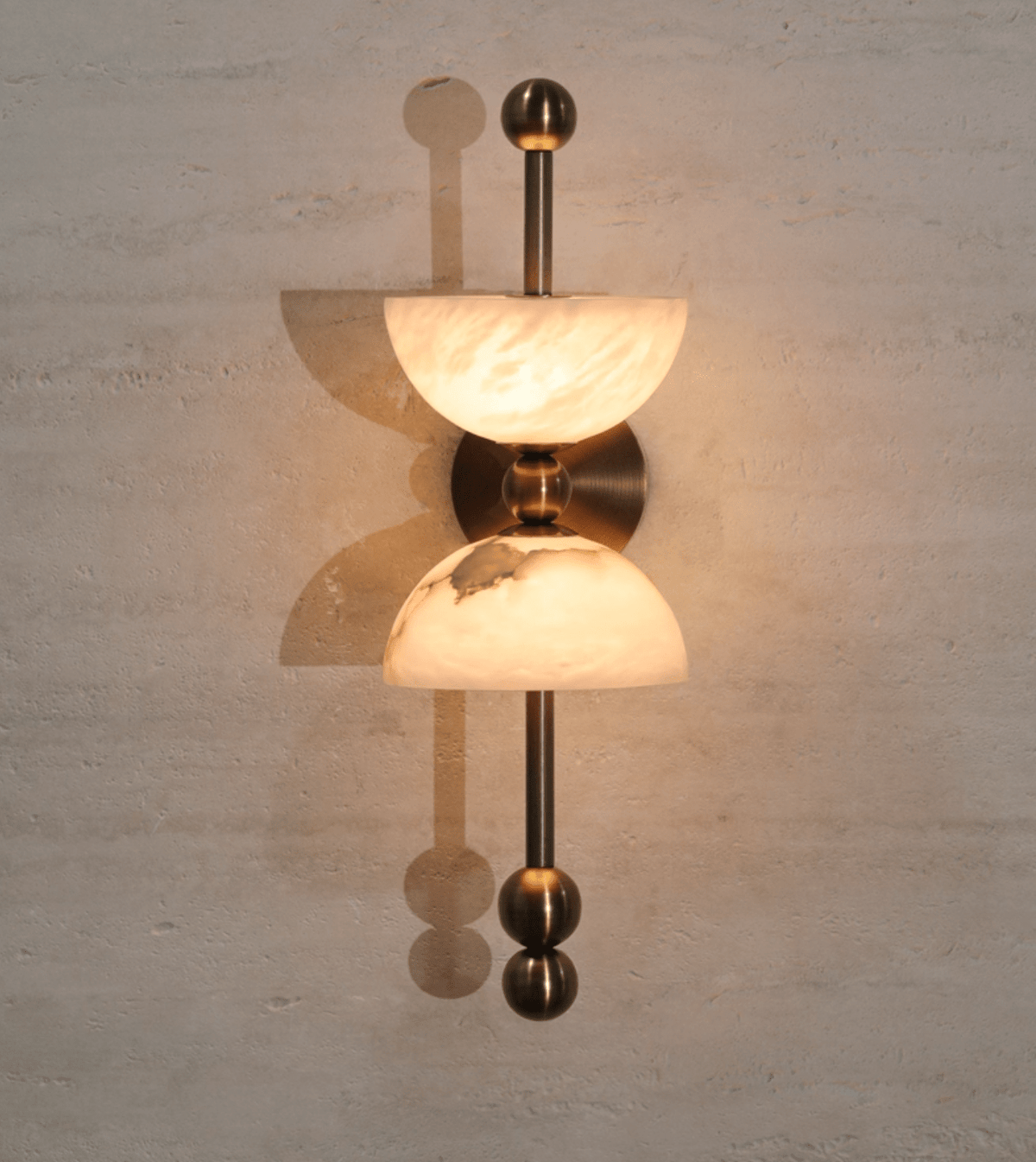Seraphin albasten wandlamp