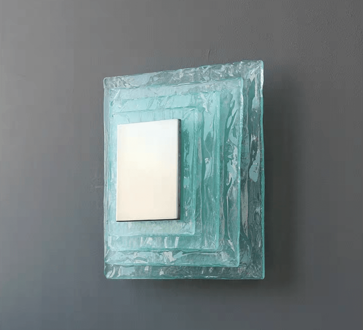 Cleo glas Watercube Cascade wandlamp