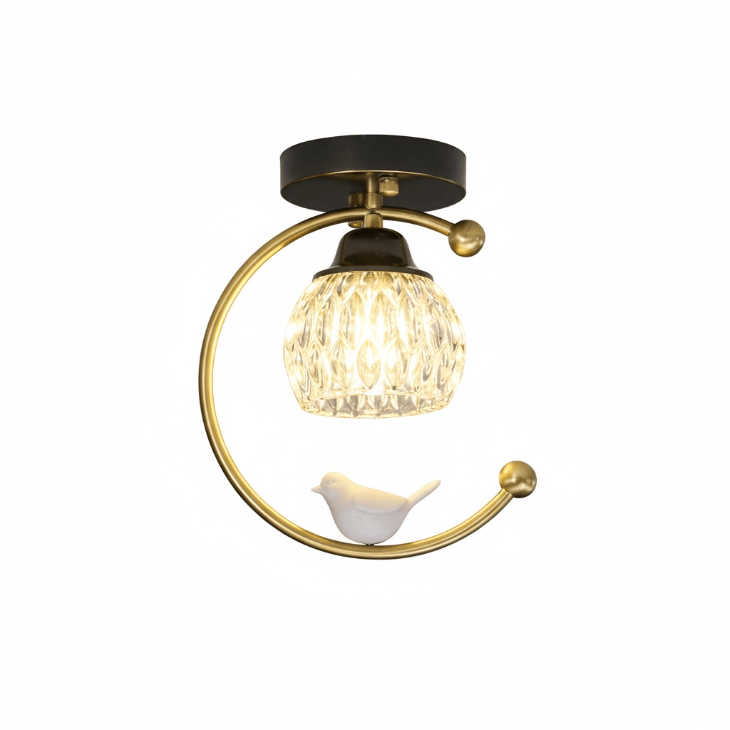 Otis Linearo Artistiek Keramiek Vogel Plafondlamp