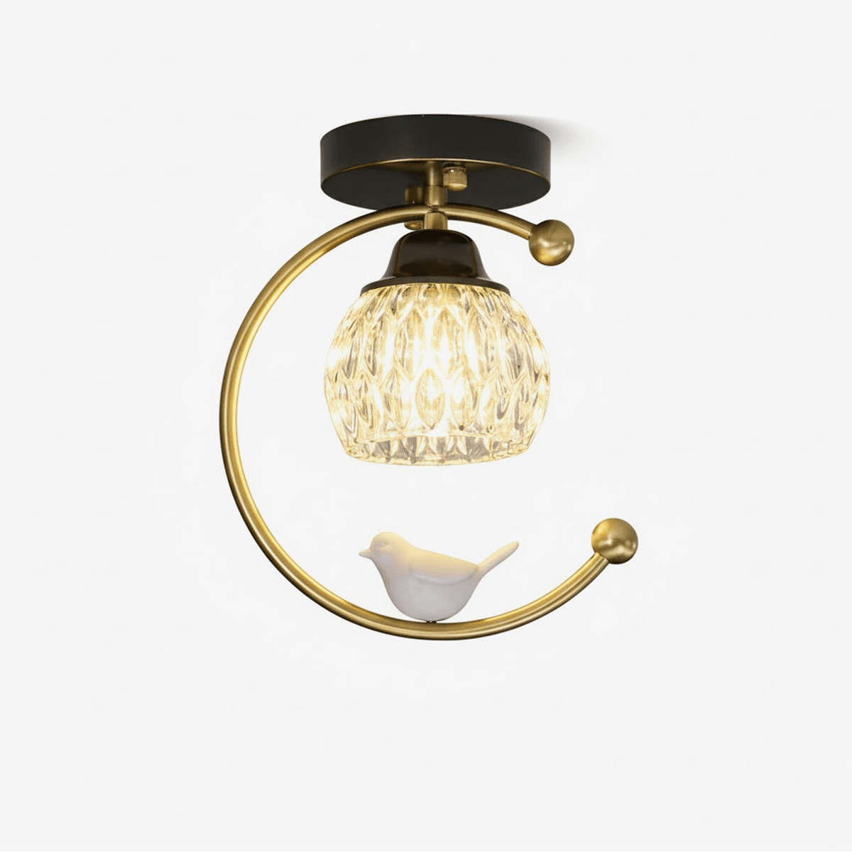 Otis Linearo Artistiek Keramiek Vogel Plafondlamp