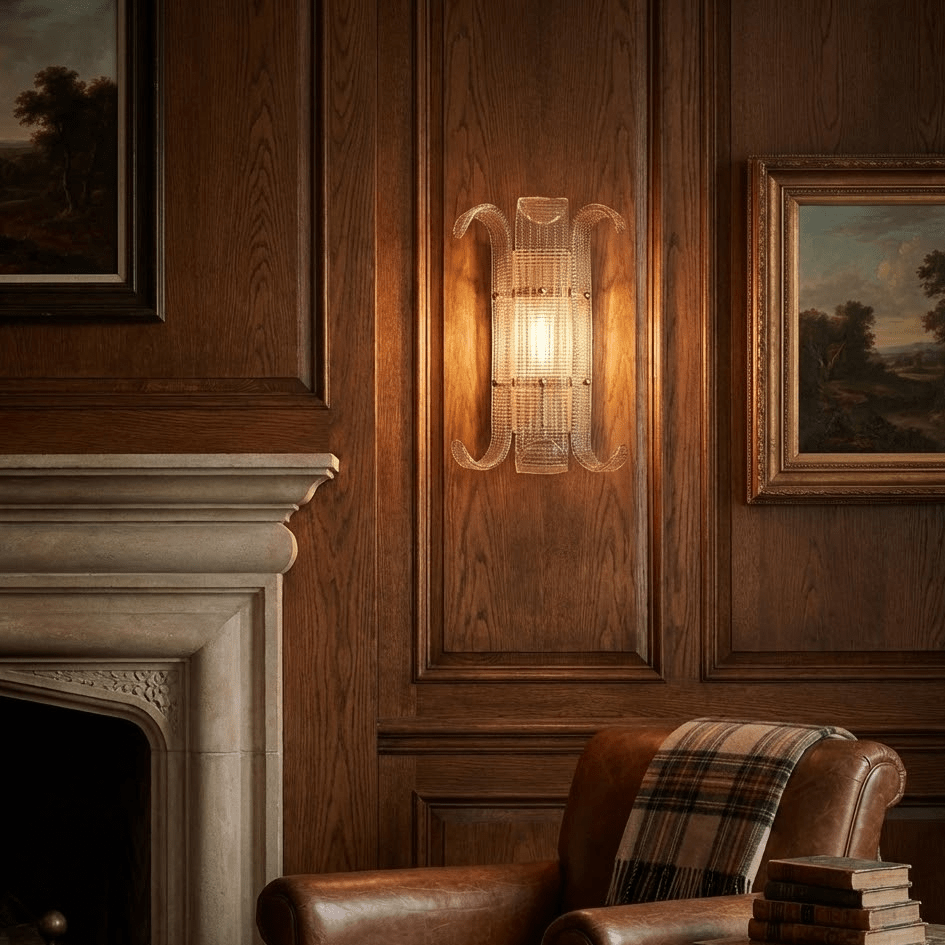 Dara Luxe Champagne-glas wandlamp