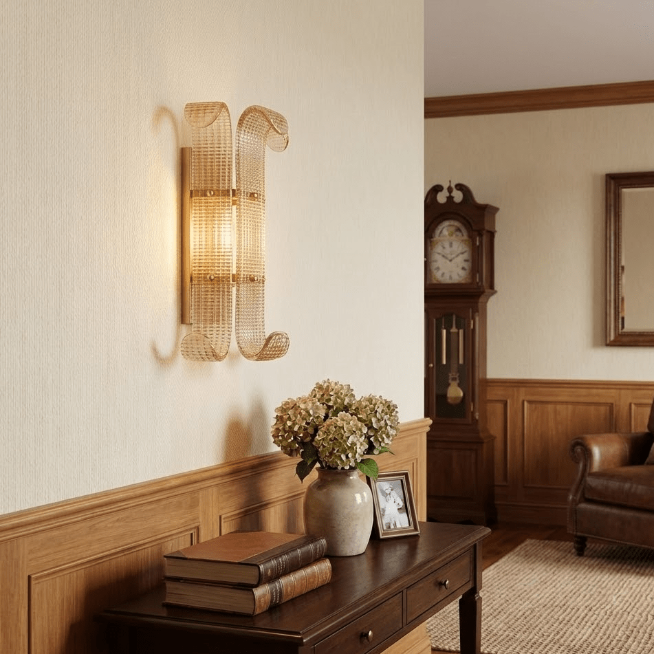 Dara Luxe Champagne-glas wandlamp