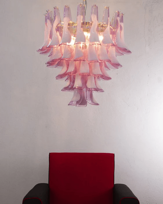 Cysp romantische kroonluchter van Murano-glas