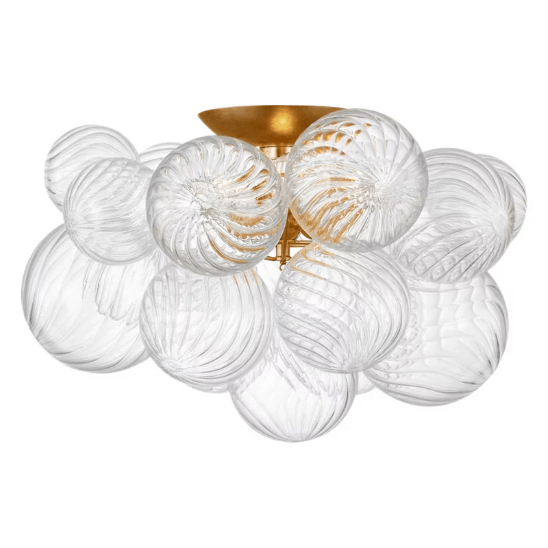 Veliira elegante plafondlamp met glazen elementen