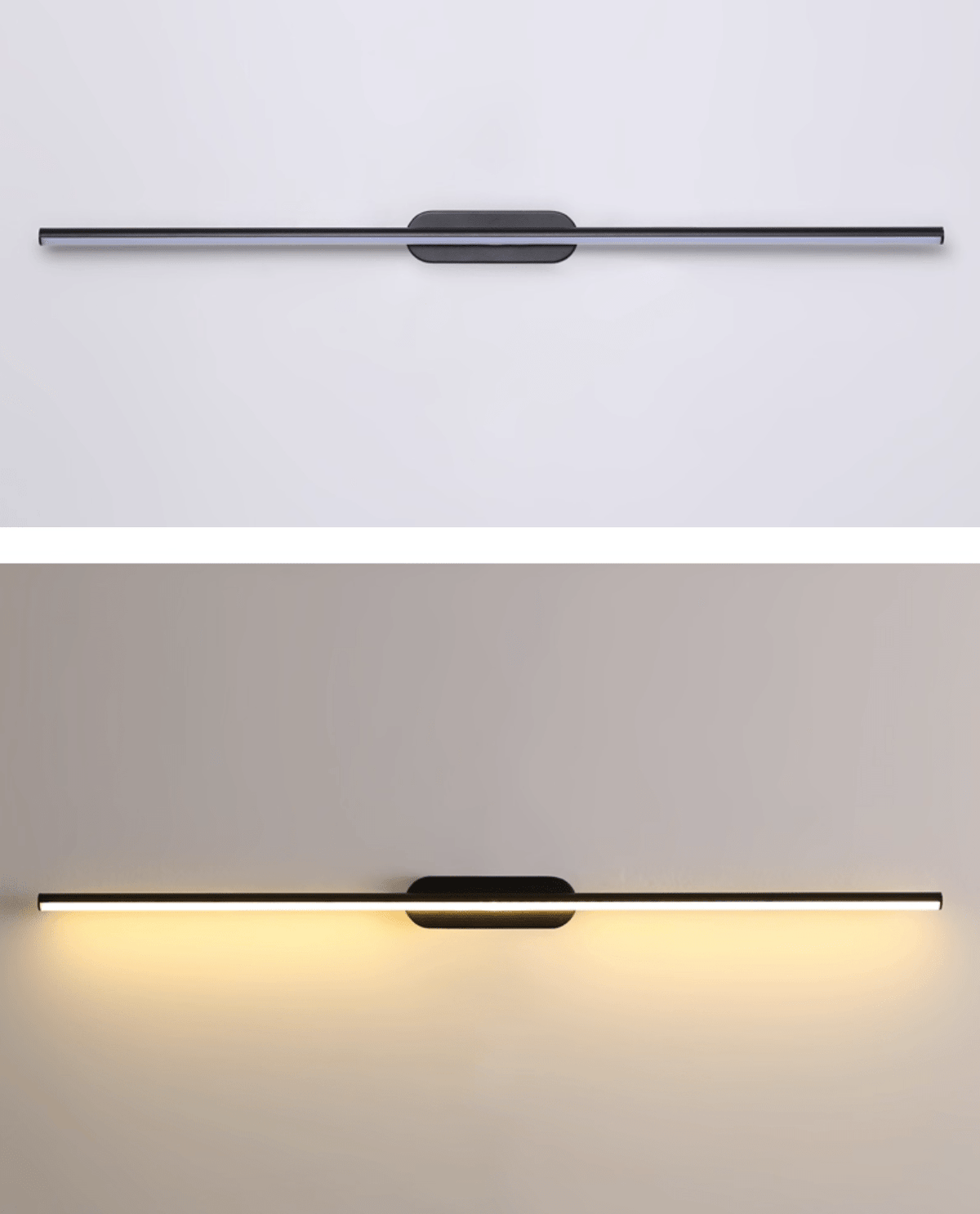 Qirma Zwart Slim Lineair Minimalistische wandlamp