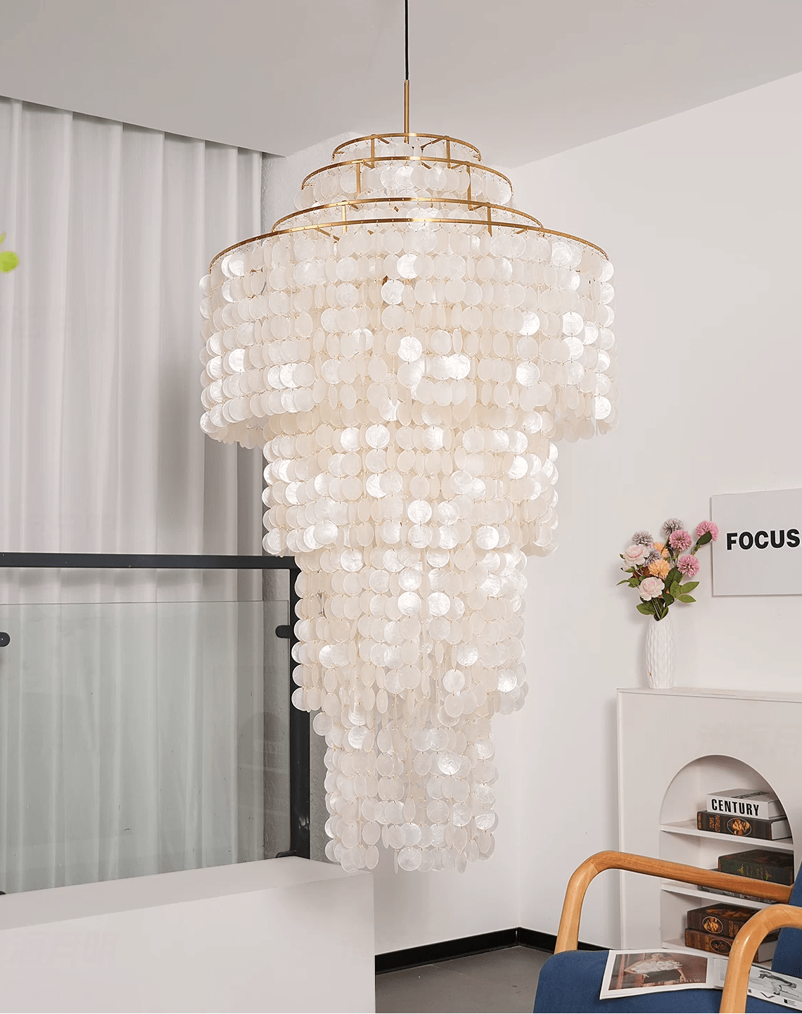 Eloryra Cascading Shell Kroonluchter