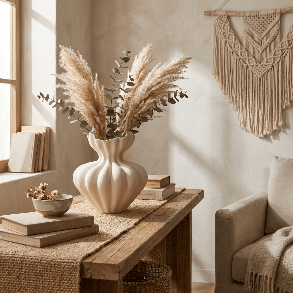 Fluted Bloom keramiek Vaas