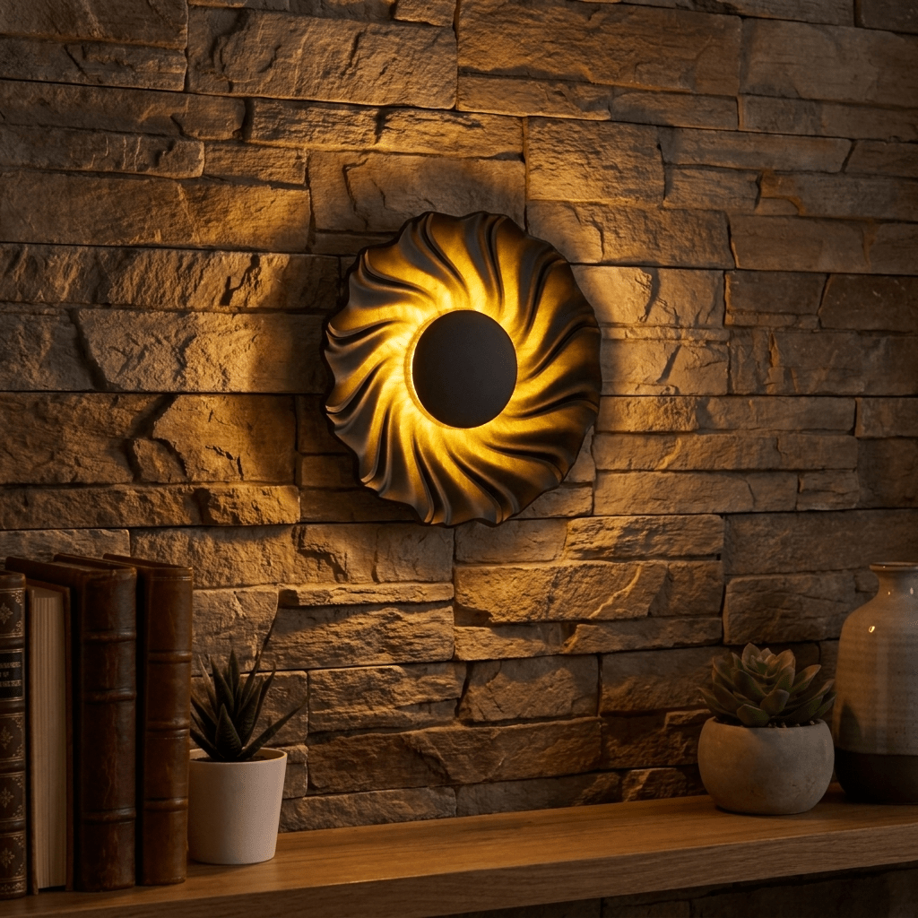 Caluenne Solar Spiral wandlamp