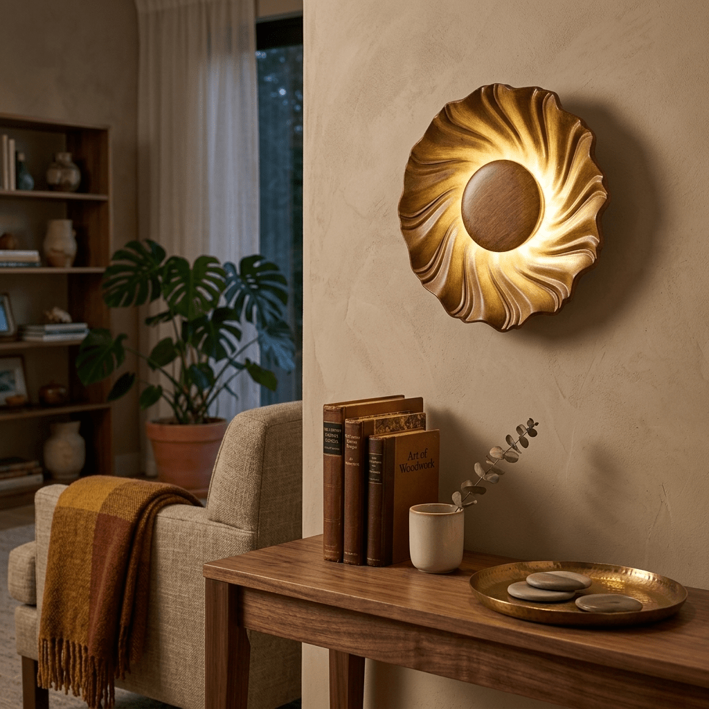 Caluenne Solar Spiral wandlamp
