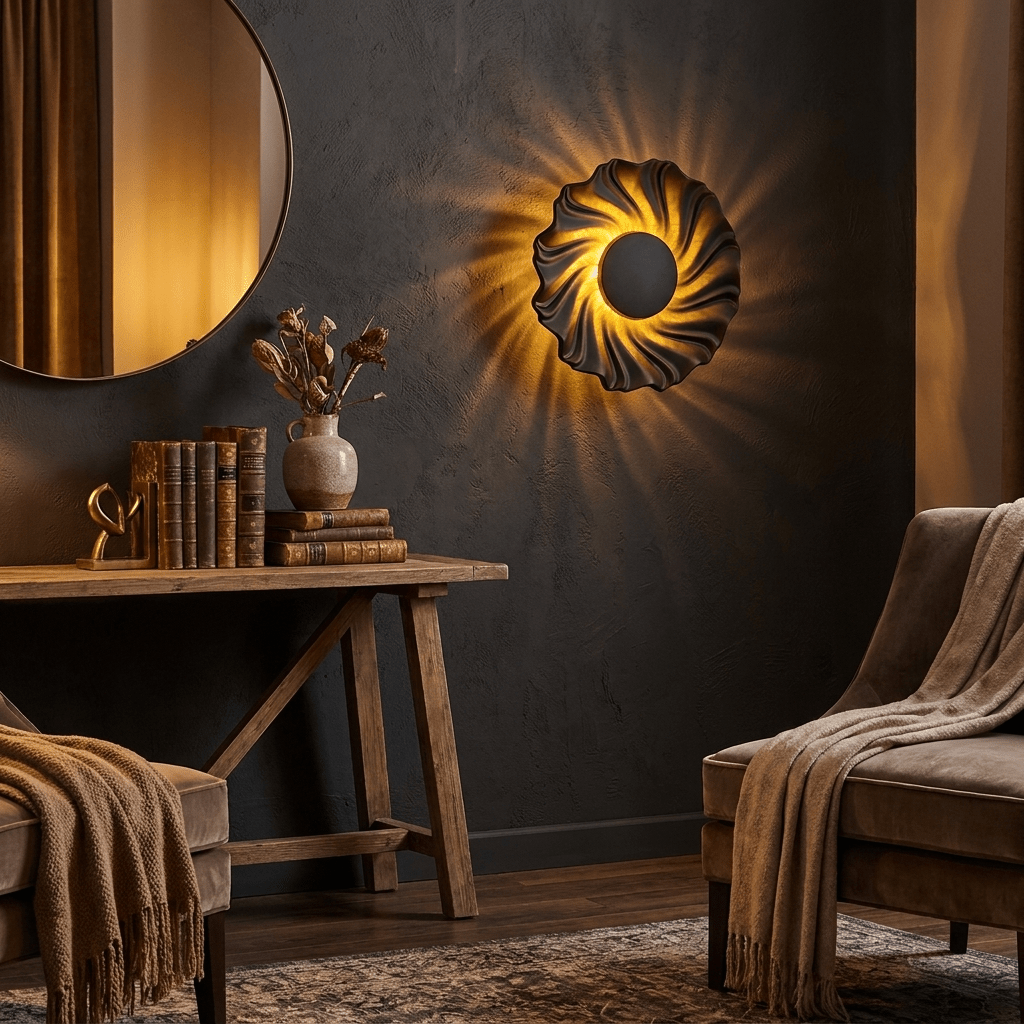 Caluenne Solar Spiral wandlamp