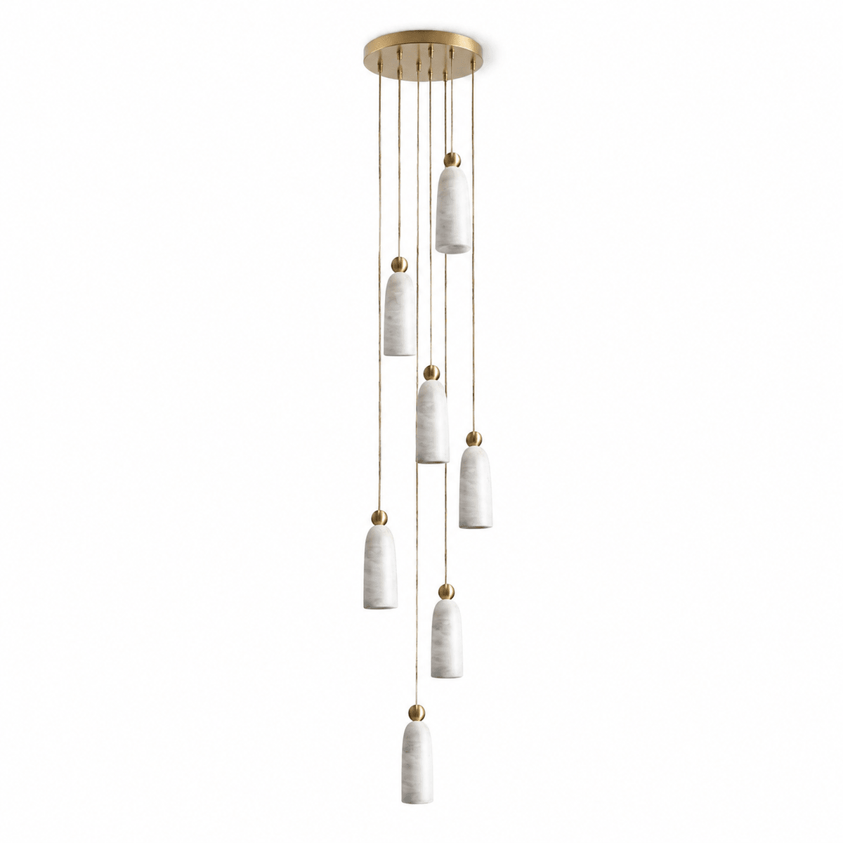 Elainaine hanglamp met klokkencluster