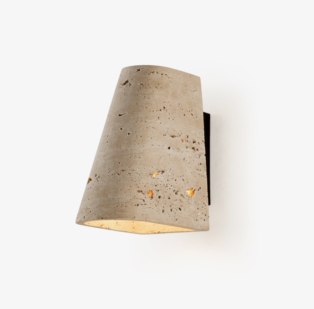 Tavren travertin wandlamp