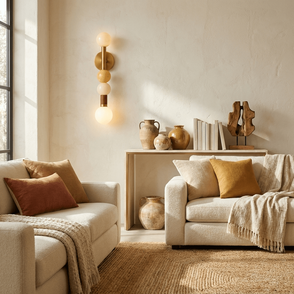 Stacked Sphere wandlamp