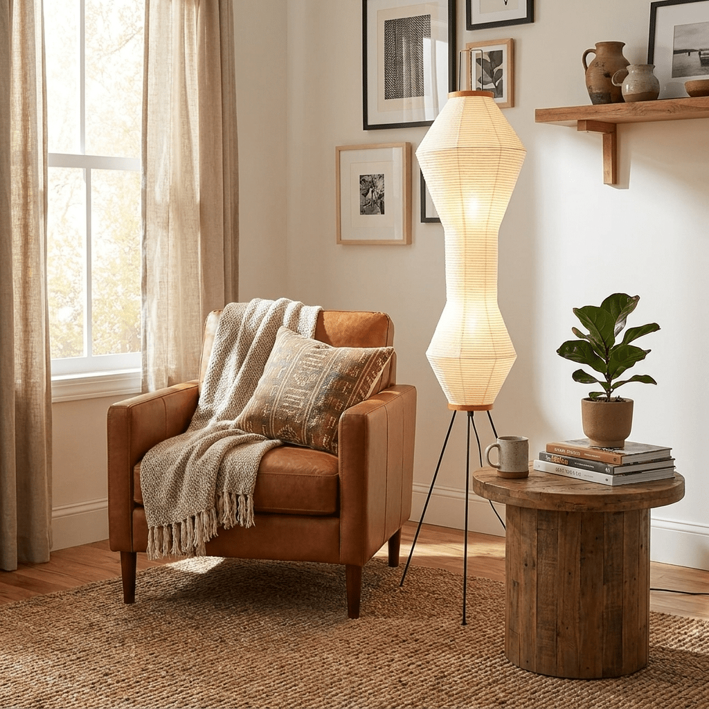 Hourglass vloerlamp