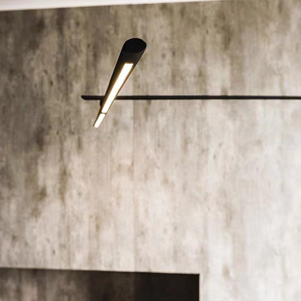 Edge Industriele Moderne LED Vloerlamp Zwart Metaal Slaapkamer