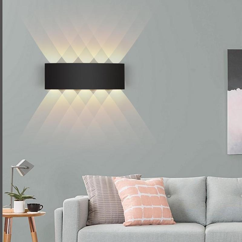 Orr Buiten Waterbestendig Metaal LED Wandlampen Zwart/Wit Tuin