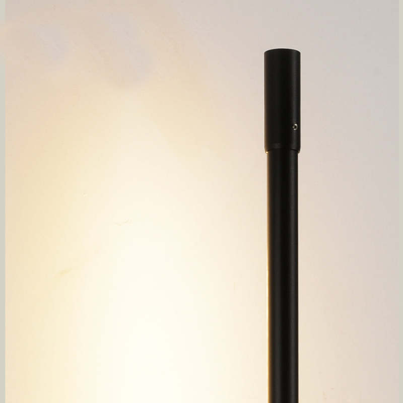 Edge Industriele Kleine LED Wandlamp Zwart Metaal Slaap Woonkamer