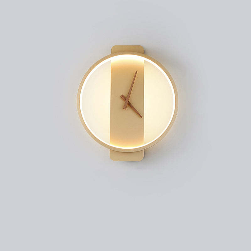 Nordic Ronde Kleine LED Wandlampen Wit Goud Zwart Metaal Kinderamer